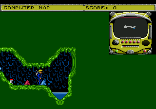 Todd's Adventures in Slime World (USA) In game screenshot